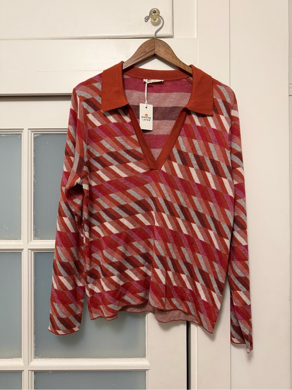 Marine Layer Morgan polo sweater